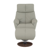 Kandoro Gray Motıon Accent Chair W/Swivel & Ottoman - Ornate Home