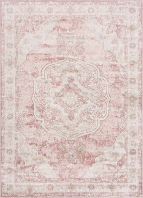 Kandos Blush & Light Pink Area Rug - Ornate Home