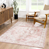 Kandos Blush & Light Pink Area Rug - Ornate Home