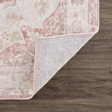 Kandos Blush & Light Pink Area Rug - Ornate Home