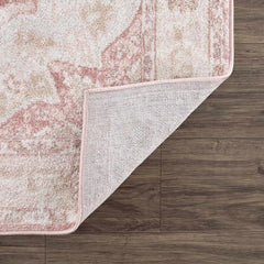 Kandos Blush & Light Pink Area Rug - Ornate Home
