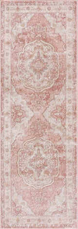 Kandos Blush & Light Pink Area Rug - Ornate Home