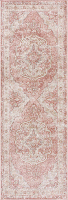 Kandos Blush & Light Pink Area Rug - Ornate Home