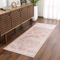 Kandos Blush & Light Pink Area Rug - Ornate Home