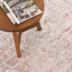 Kandos Blush & Light Pink Area Rug - Ornate Home
