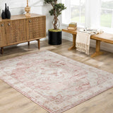 Kandos Blush & Light Pink Area Rug - Ornate Home
