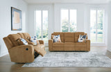 Kanlow Honey Reclining Sofa and Loveseat (Online Special Price) - Ornate Home