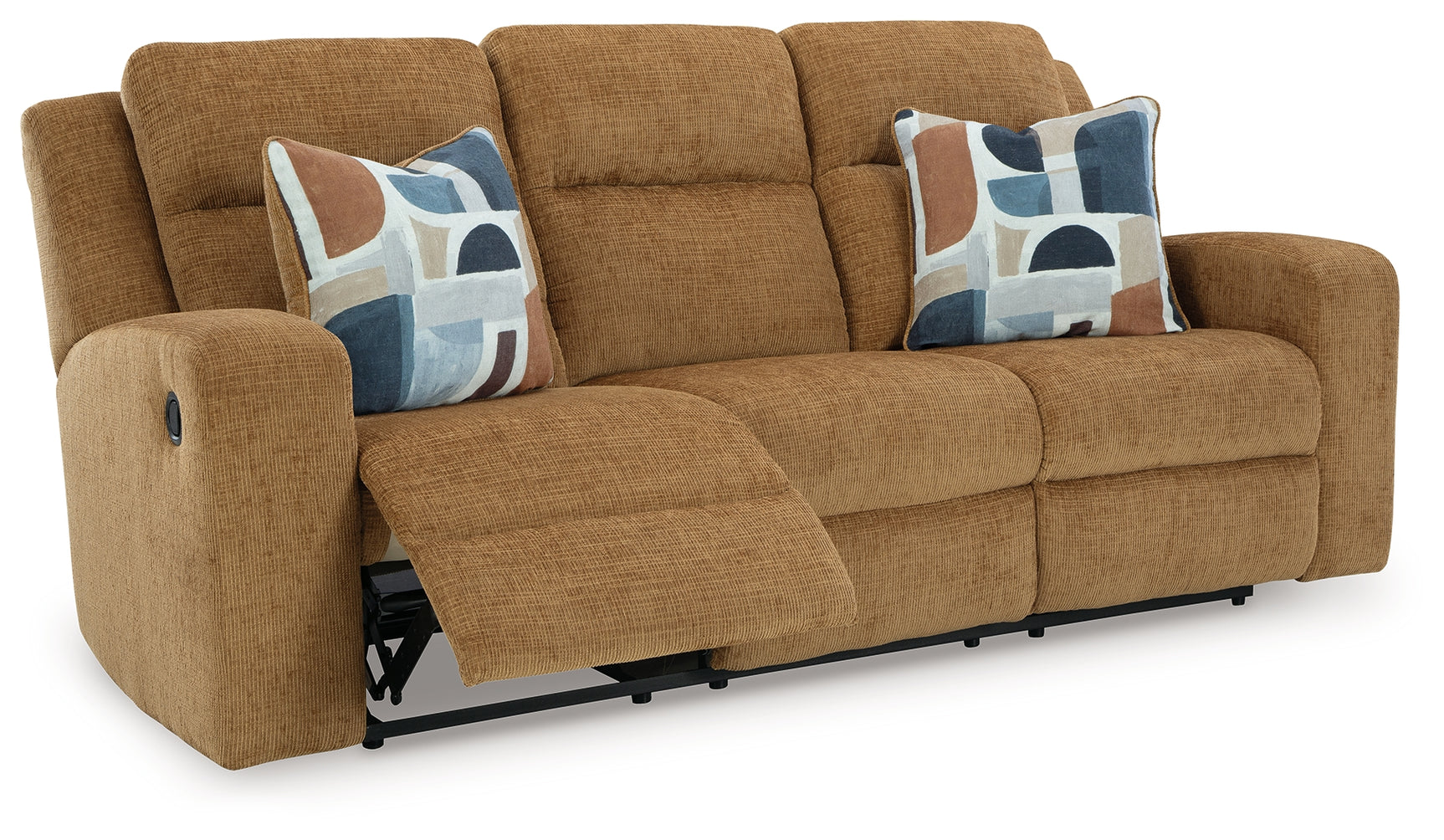 Kanlow Honey Reclining Sofa and Loveseat (Online Special Price) - Ornate Home