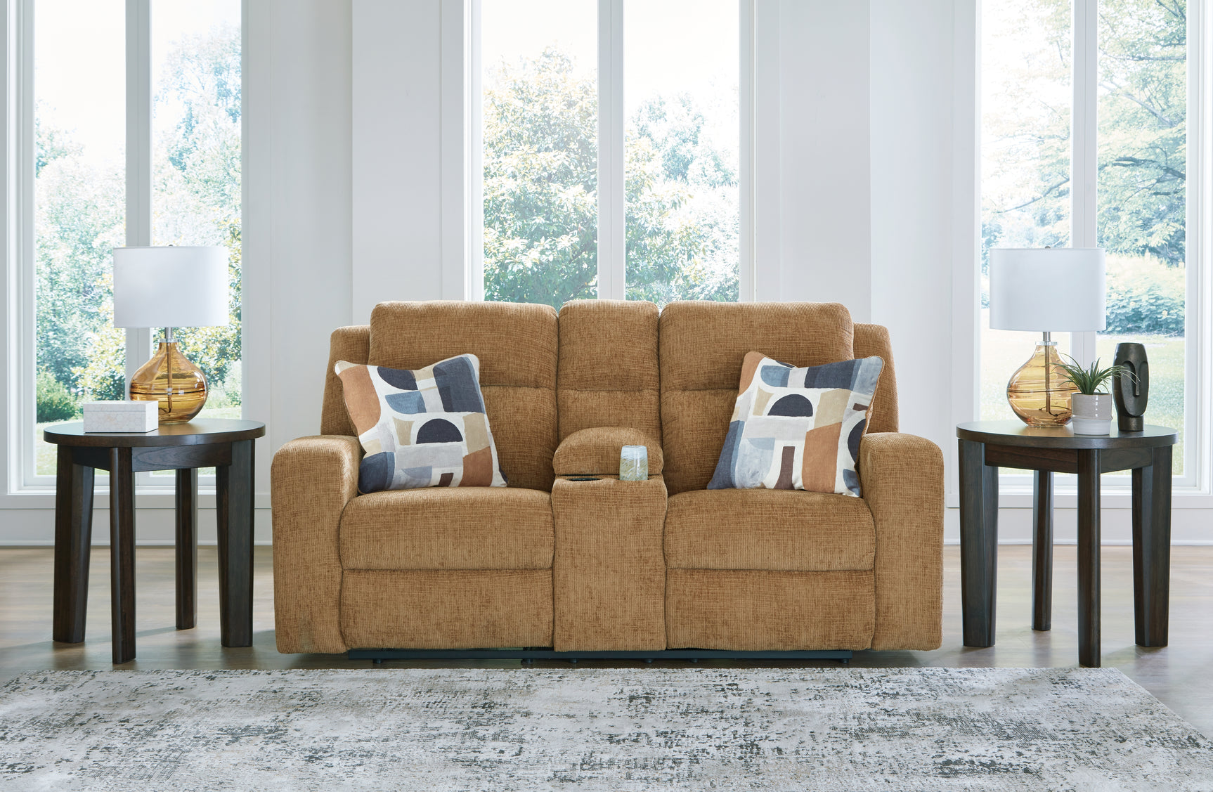 Kanlow Honey Reclining Sofa and Loveseat (Online Special Price) - Ornate Home