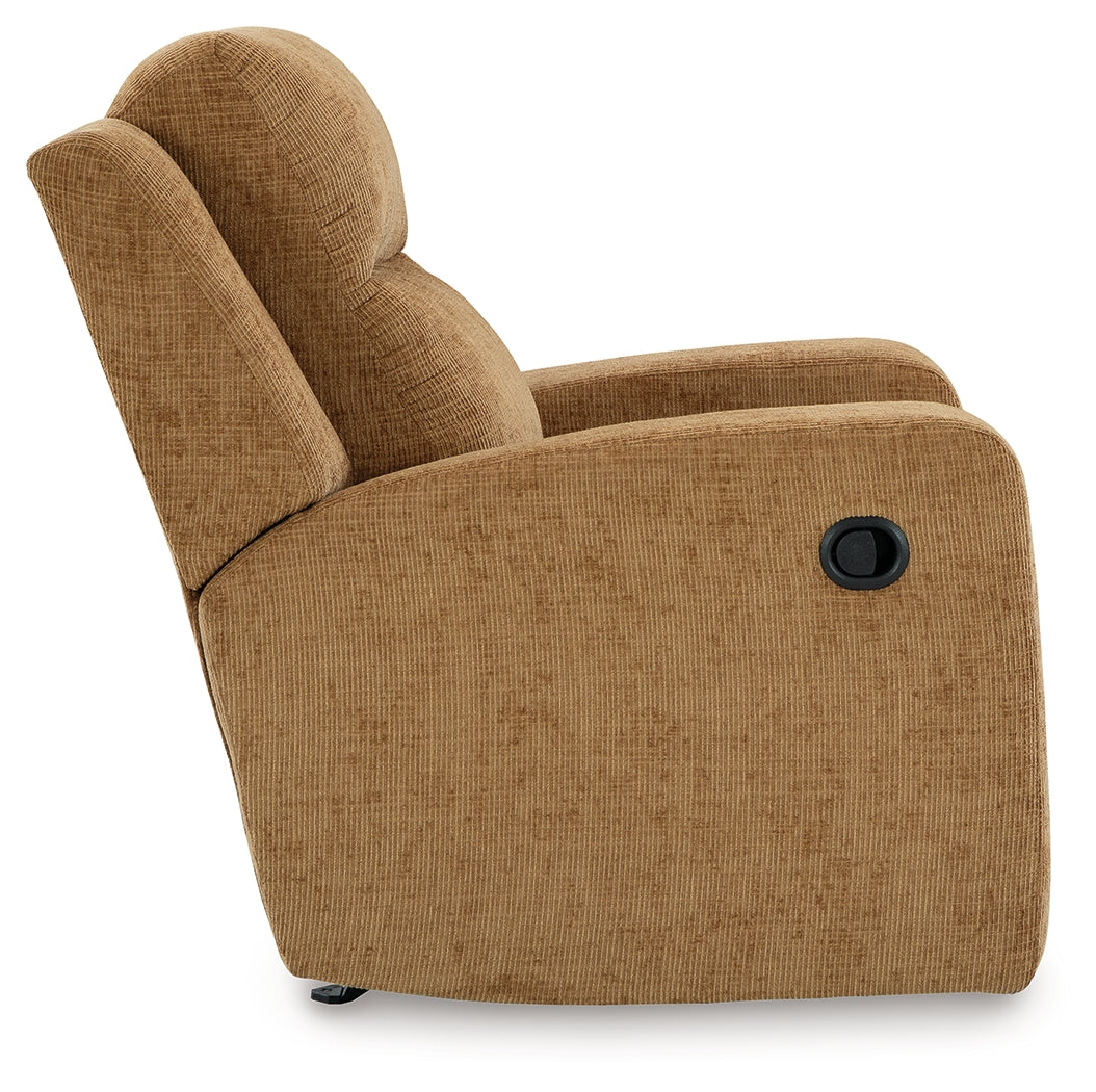 Kanlow Honey Rocker Recliner (Online Special Price) - Ornate Home