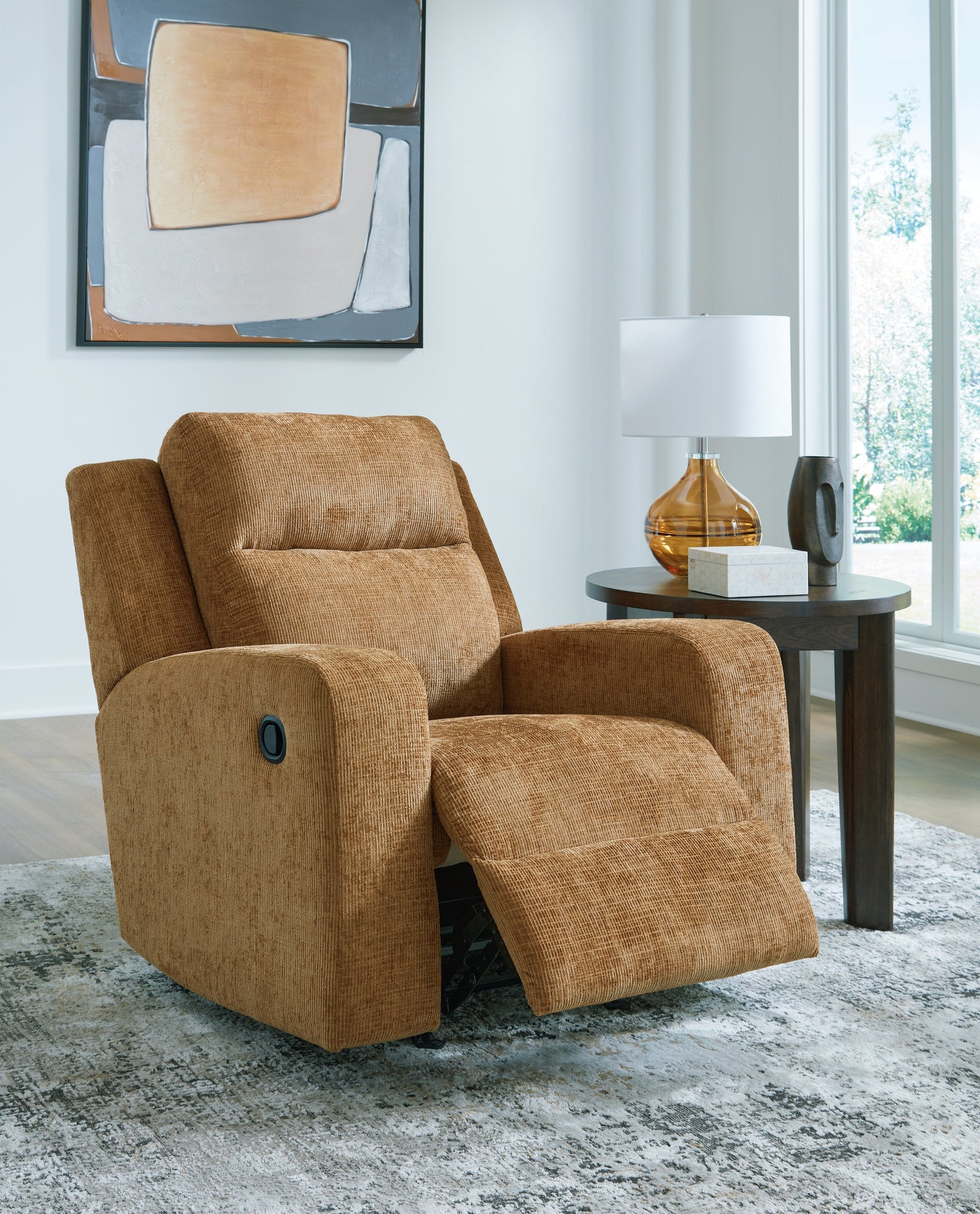 Kanlow Honey Rocker Recliner (Online Special Price) - Ornate Home