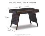 Kantana Brown 2 Outdoor Chaise Lounge Chairs and End Table - Ornate Home