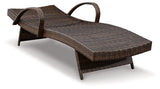Kantana Brown Chaise Lounge (Set of 2) - Ornate Home