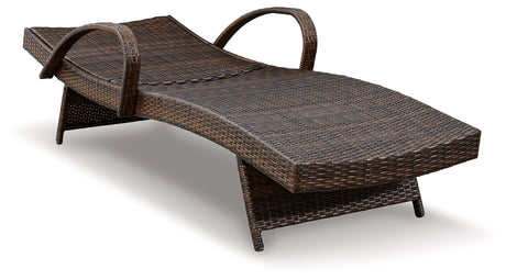 Kantana Brown Chaise Lounge (Set of 2) - Ornate Home