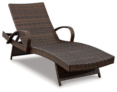 Kantana Brown Chaise Lounge (Set of 2) - Ornate Home