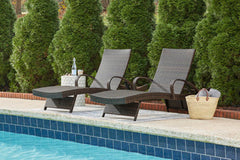 Kantana Brown Chaise Lounge (Set of 2) - Ornate Home