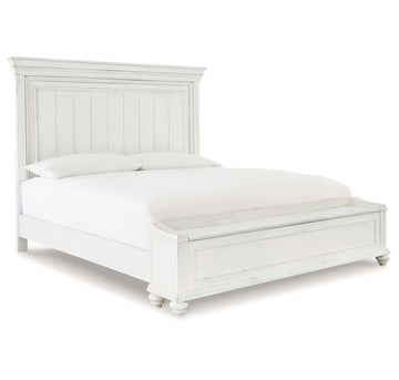 Kanwyn California King Panel Bed w/ Storage Bench - Ornate Home