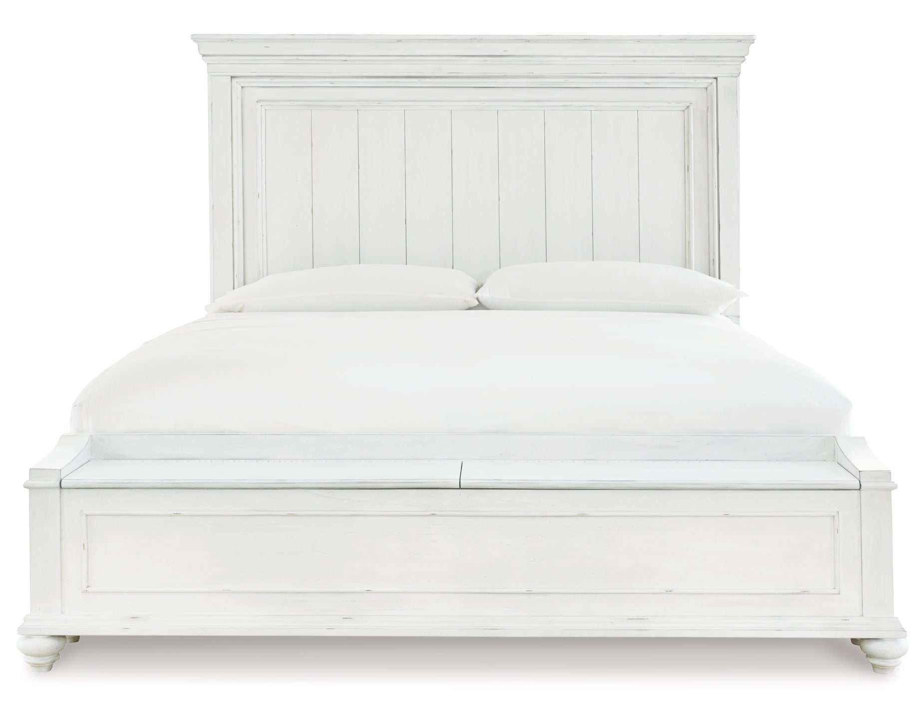 Ashley Furniture Kanwyn California King Panel Bed w/ Storage Bench