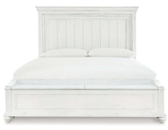 Kanwyn California King Panel Bed w/ Storage Bench - Ornate Home