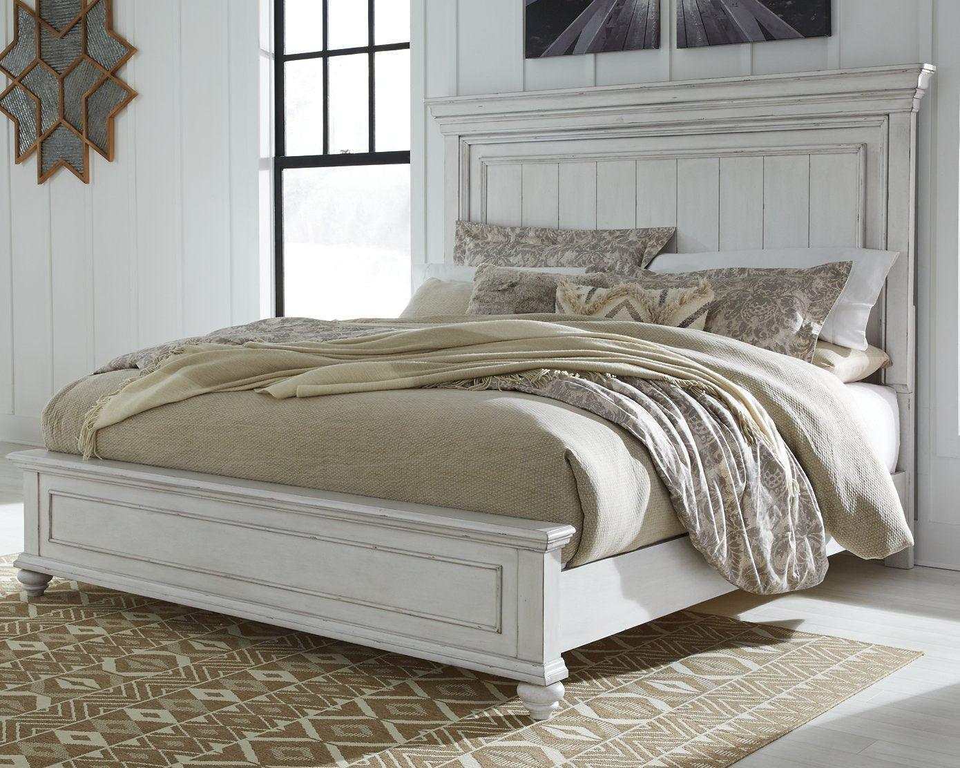 Kanwyn Whitewash Cal. King Bedroom Set / 3pc (Online Special Price) - Ornate Home