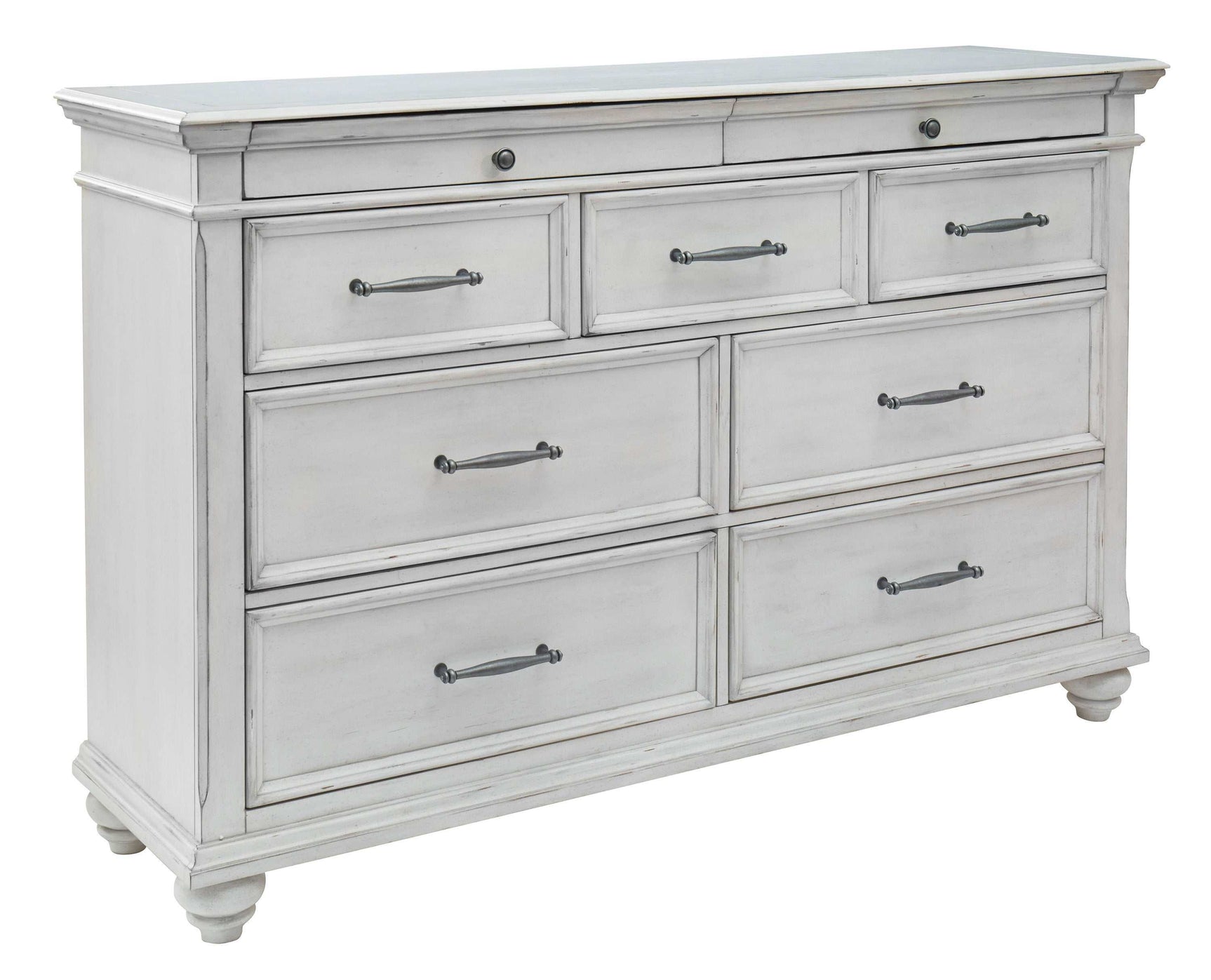 Kanwyn Whitewash Cal. King Bedroom Set / 3pc (Online Special Price) - Ornate Home