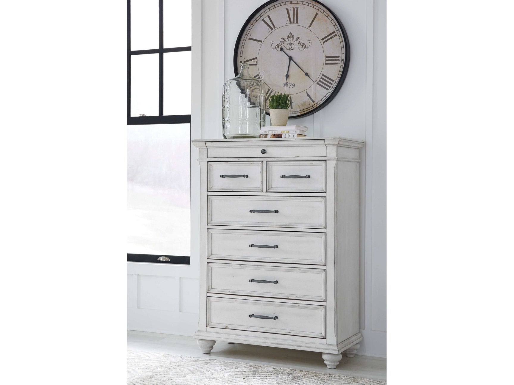 Kanwyn Whitewash Chest (Online Special Price) - Ornate Home