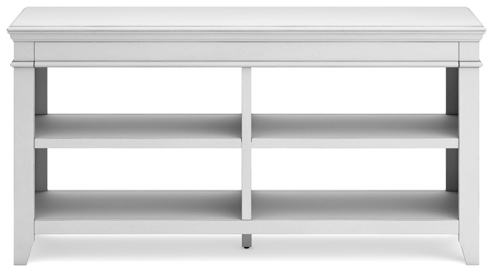 Kanwyn Whitewash Credenza w/ Open Storage (Online Special Price) - Ornate Home