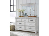 Kanwyn Whitewash Dresser & Mirror (Online Special Price) - Ornate Home