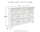 Kanwyn Whitewash Dresser (Online Special Price) - Ornate Home