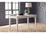 Kanwyn Whitewash Home Office Desk 63" - Ornate Home