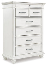 Kanwyn Whitewash King Panel Storage Bedroom Set with Chest and Nightstand (Online Special Price) - Ornate Home