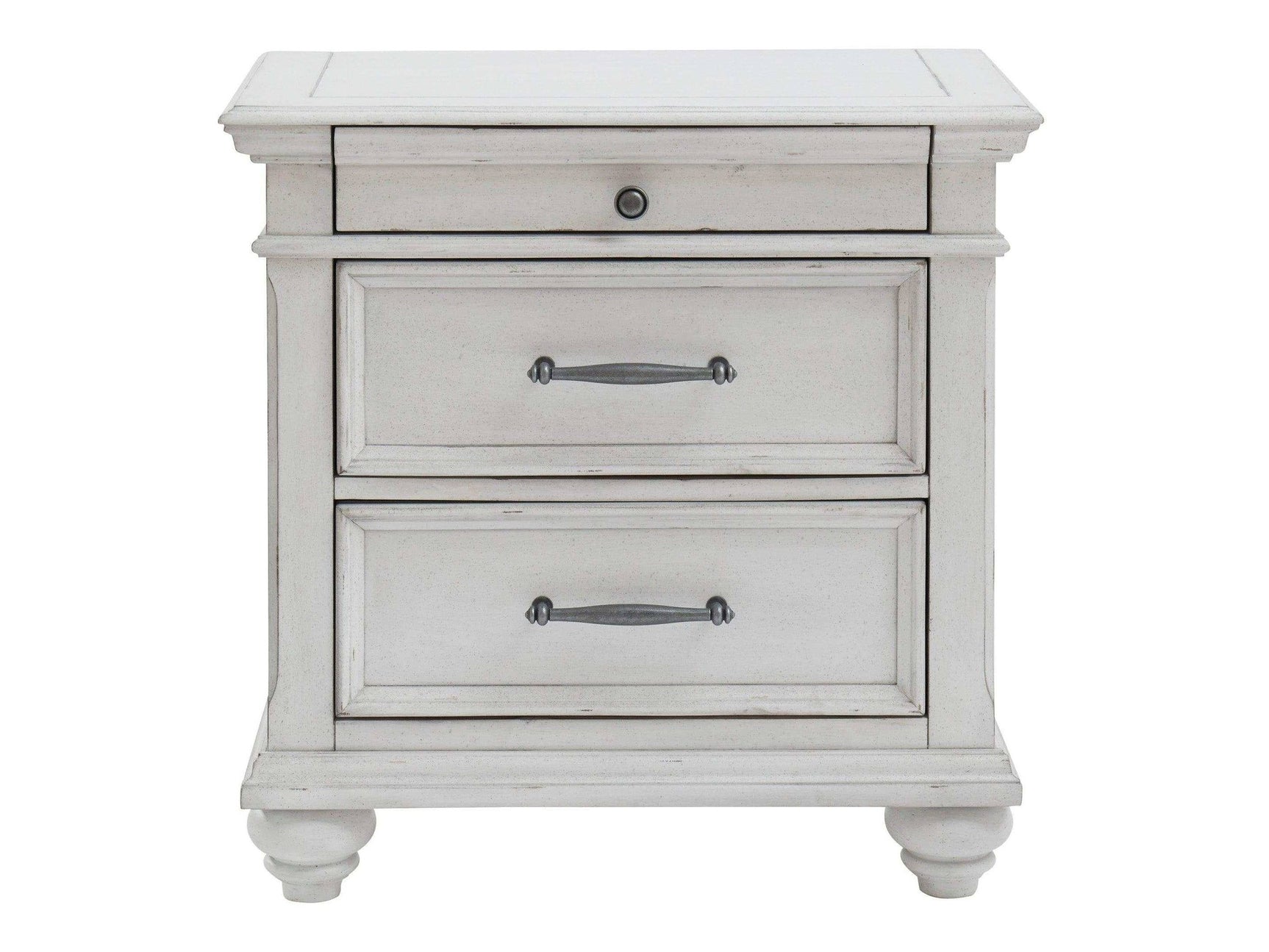 Kanwyn Whitewash Nightstand (Online Special Price) - Ornate Home