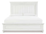 Kanwyn Whitewash Queen Panel Bedroom Set / 5pc (Online Special Price) - Ornate Home
