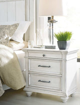 Kanwyn Whitewash Queen Panel Bedroom Set / 5pc (Online Special Price) - Ornate Home