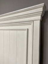 Kanwyn Whitewash Queen Panel Bedroom Set w/ Storage Bench / 5pc - Ornate Home