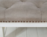 Kanwyn Whitewash Upholstered Ottoman Coffee Table (Online Special Price) - Ornate Home