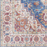 Kapaa Blue Medallion Rug - Clearance - Ornate Home