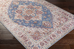 Kapaa Blue Medallion Rug - Clearance - Ornate Home