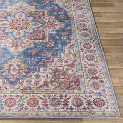 Kapaa Blue Medallion Rug - Clearance - Ornate Home