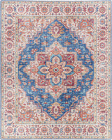Kapaa Blue Medallion Rug - Clearance - Ornate Home