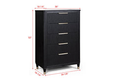 Kara Black Chest - Ornate Home