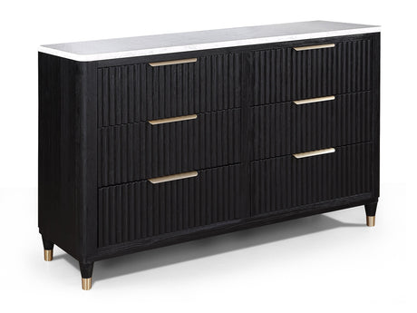 Kara Black Dresser - Ornate Home