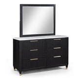 Kara Black Dresser - Ornate Home