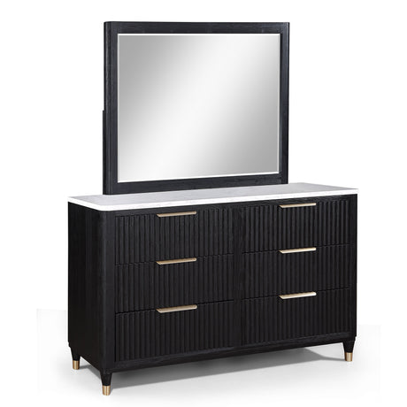 Kara Black Dresser - Ornate Home