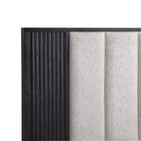 Kara Black Queen Panel Bed - Ornate Home