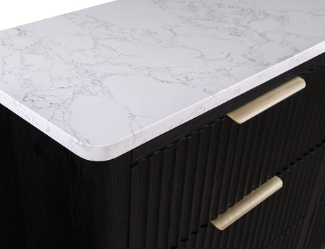 Kara Black Panel Bedroom Set - Ornate Home