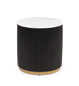 Kara Black/White 3-Piece Cocktail Table Set - Ornate Home