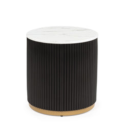 Kara Black/White 3-Piece Cocktail Table Set - Ornate Home