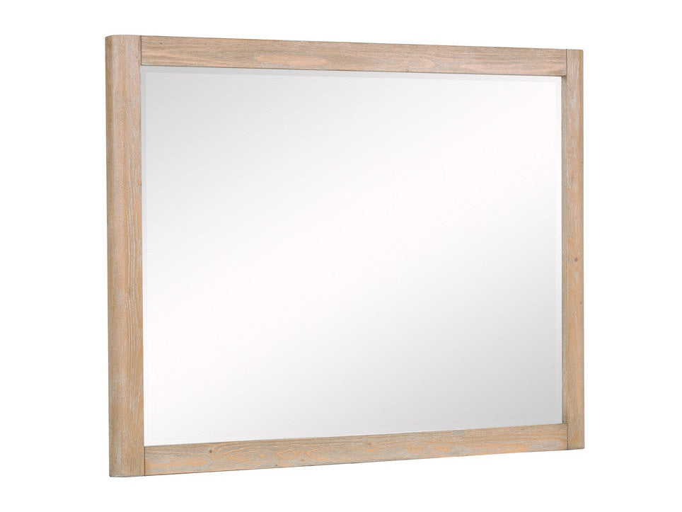 Kara Cerused Natural Dresser Mirror - Ornate Home