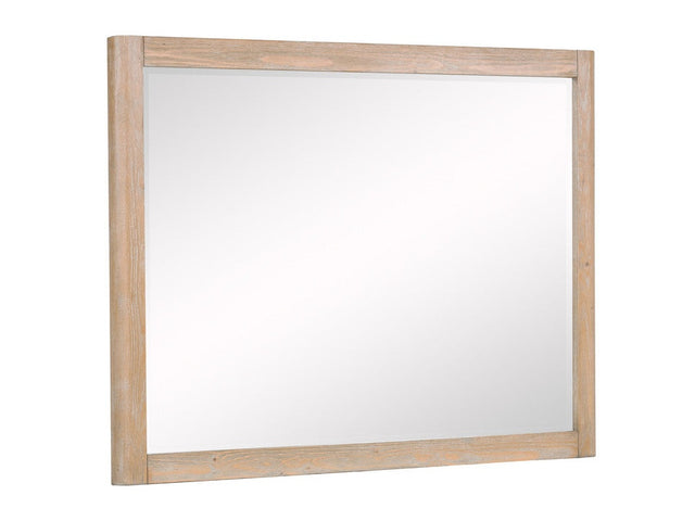 Kara Cerused Natural Dresser Mirror - Ornate Home